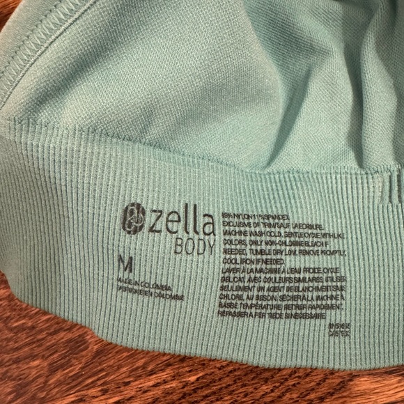 NWOT Zella Sports Bra Aqua - Picture 2 of 3